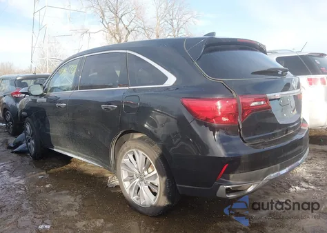 2017 Acura Mdx Technology Package z USA, uszkodzony, nr VIN 5FRYD4H51HB027962